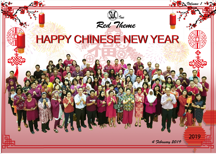 A group of people wishing everyone a Happy Chinese New Year